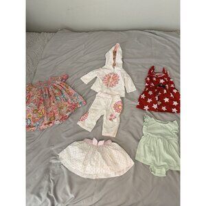 Baby Girl Clothing Lot 3M–6M Smock Candy Carter’s GAP Koala Kids 5 Pc Outfit Set